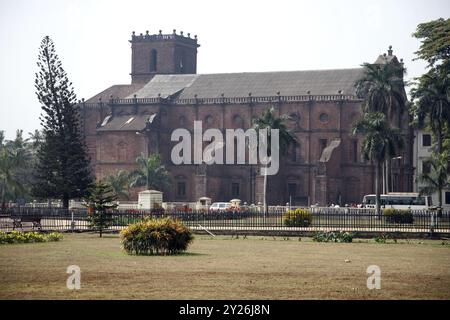 Basilique de Bom Jesus, Old, Goa, Inde. Banque D'Images