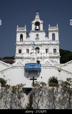 La plus ancienne église de Goa, notre-Dame de l'Immaculée conception à Panaji, Goa, Inde. Banque D'Images