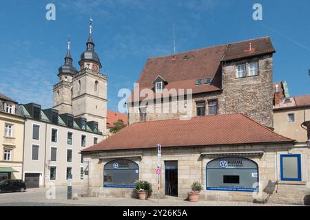 Église Sainte-Trinité, Stadtkirche, Bayreuth Allemagne Bavière Banque D'Images