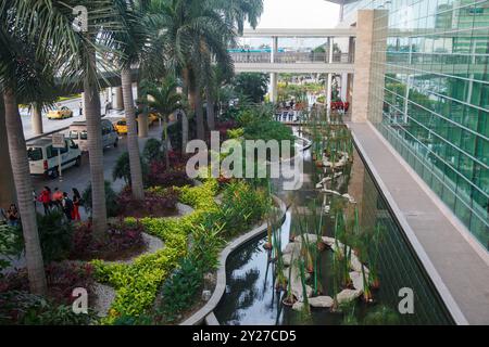 Aéroport international Jose Joaquin de Olmedo, Guayaquil, Équateur. Banque D'Images