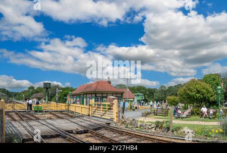 Chemin de fer à vapeur de l'île de Wight, Havenstreet, île de Wight, Angleterre, Royaume-Uni Banque D'Images