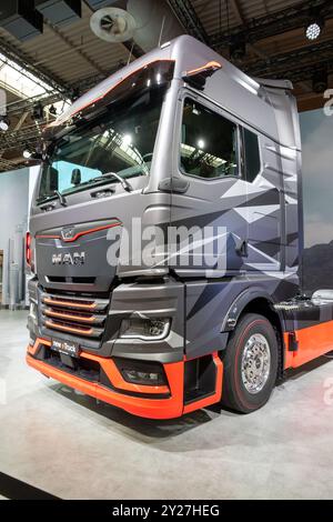 MAN eTruck Electric Truck est présent au salon de l'automobile de transport IAA de Hanovre. Allemagne - 20 septembre 2022 Banque D'Images