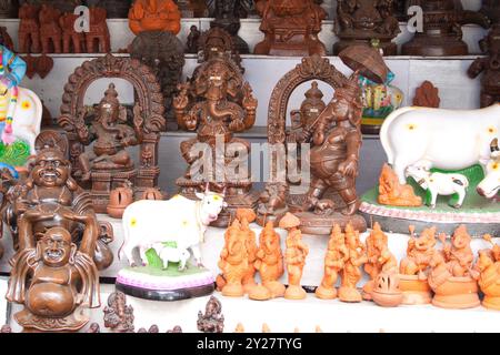 Manakula Vinayagar Temple est un temple de Ganesha dans le territoire de l'Union de Puducherry, en Inde. Banque D'Images