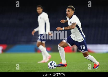 LUTON, Royaume-Uni - 9 septembre 2024 : Morgan Rogers de l'Angleterre en action lors du match international des moins de 21 ans entre l'Angleterre et l'Autriche au Kenilworth Road Stadium (crédit : Craig Mercer/ Alamy Live News) Banque D'Images