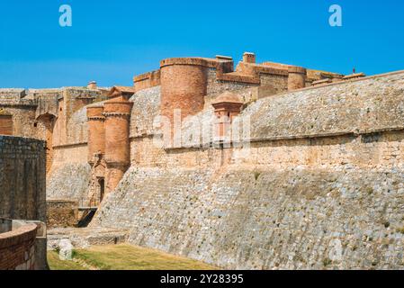 Fort de Salses à Salses-le-Château/France Banque D'Images