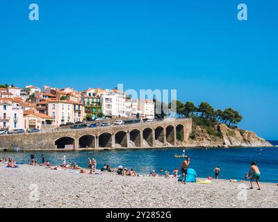 Banyuls-sur-mer dans le sud de la France Banque D'Images