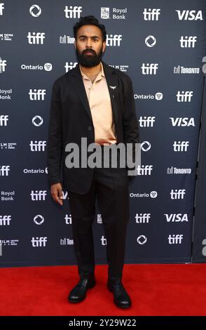 Toronto, Canada. 08 septembre 2024. Himesh Patel arrive à la première de « The Assessment » lors du Festival international du film de Toronto 2024 qui se tient au Princess of Wales Theatre le 8 septembre 2024 à Toronto, Canada © JPA/AFF-USA.com crédit : AFF/Alamy Live News Banque D'Images