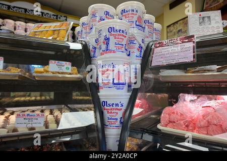 Boulangerie Olsen dans la capitale danoise de l'Amérique, Solvang CA Banque D'Images