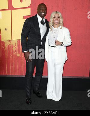 Los Angeles, États-Unis. 09th Sep, 2024. Terry Crews, Rebecca King Crews arrive à la projection spéciale Killers Game Los Angeles qui se tient au Regal LA Live à Los Angeles, CA, le lundi 9 septembre 2024. (Photo de Juan Pablo Rico/Sipa USA) crédit : Sipa USA/Alamy Live News Banque D'Images