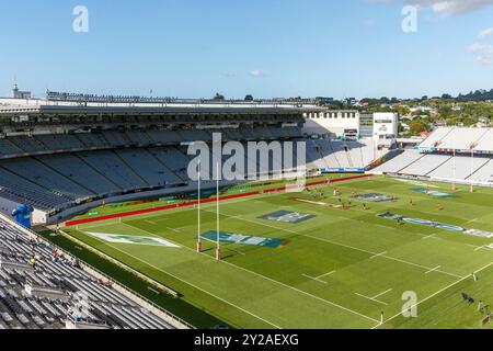 Aperçu du stade national de Nouvelle-Zélande, Eden Park, Auckland, Nouvelle-Zélande le vendredi 26 février 2016. Banque D'Images