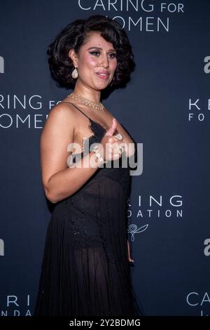 New York, États-Unis. 09th Sep, 2024. NEW YORK, NEW YORK - 9 SEPTEMBRE : Raye assiste au 3e dîner annuel de Kering's Caring for Women à la piscine le 9 septembre 2024 à New York. Crédit : Ron Adar/Alamy Live News Banque D'Images