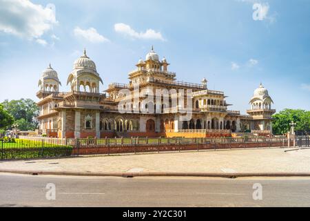 Albert Hall Museum, le plus ancien musée de l'État, situé à Jaipur, Rajasthan, Inde Banque D'Images