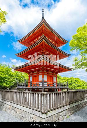 Pagode Koyasu à Kiyomizu-dera, Kyoto, Japon Banque D'Images