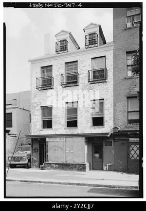 Mary Surratt Boarding House, 604 H Street, Northwest, Washington, District of Columbia - ce fut le lieu de réunions de conspirateurs pour enlever et ensuite assassiner le président américain Abraham Lincoln. Il a été exploité comme pension par Mary Surratt de septembre 1864 à avril 1865. Banque D'Images