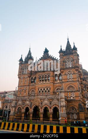 Chhatrapati Shivaji Maharaj Terminus, Mumbai, Maharashtra, Inde Asie Banque D'Images