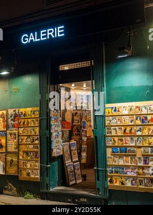 Galerie Butte Montmartre, Montmartre, Paris, France, Europe, UE. Banque D'Images