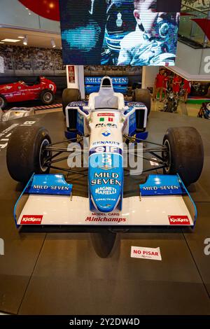 Une Bentton Renault B196 F1 1996 dans le Museo Termas de Rio Hondo, Termas de Rio Hondo, Argentine. Banque D'Images