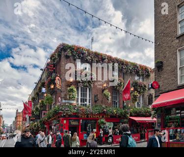 Der Pub le Temple Bar à Dublin Banque D'Images