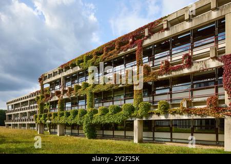 Roskilde Amtsgård, conçu par Knud Munk, 1976 ; Roskilde, Danemark Banque D'Images