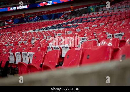 Londres, Royaume-Uni. 10 septembre 2024. Londres, Angleterre, 10 septembre 2024 : match de l'UEFA Nations League entre l'Angleterre et la Finlande au stade de Wembley à Londres, Angleterre. (Pedro Porru/SPP) crédit : SPP Sport Press photo. /Alamy Live News Banque D'Images