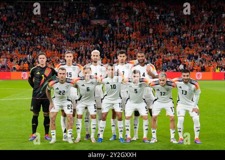 Amsterdam, pays-Bas. 10 septembre 2024. AMSTERDAM, 10-09-2024, JohanCruyff Arena, match de Ligue des Nations entre les pays-Bas et l'Allemagne. Crédit : Pro Shots/Alamy Live News Banque D'Images