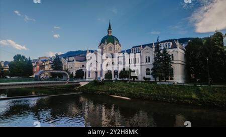 Sarejevo, Bosnie-Herzégovine - 1er septembre 2018 : image de la vie quotidienne de la ville à Sarejevo Banque D'Images