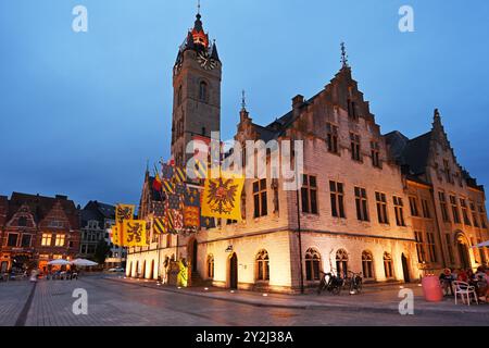 Mairie de Dendermonde Banque D'Images