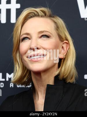 Toronto, Canada. 09th Sep, 2024. Cate Blanchett arrive à la première de « Disclaimer » lors du Festival international du film de Toronto 2024 qui se tient au Royal Alexandra Theatre le 9 septembre 2024 à Toronto, Canada © JPA/AFF-USA.com crédit : AFF/Alamy Live News Banque D'Images