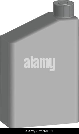 conception d'illustration d'icône de bouteille d'huile 3d. Illustration de Vecteur