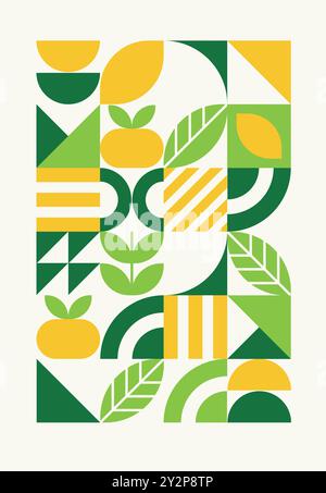 graphiques géométriques et illustration vectorielle abstraite de fond Illustration de Vecteur