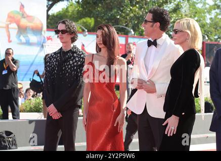 Le 29 août, Venise décline tapis rouge le 81ème Festival du film de Venise 2024. FAMA © Fausto Marci Banque D'Images