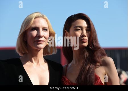 Le 29 août, Venise décline tapis rouge le 81ème Festival du film de Venise 2024. FAMA © Fausto Marci Banque D'Images