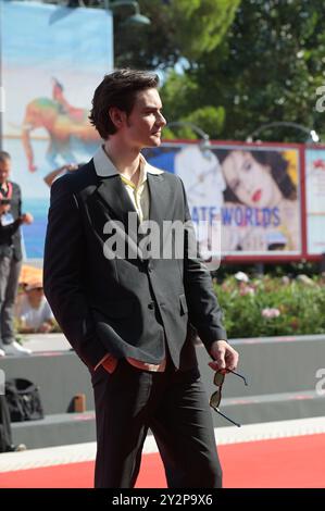 Le 29 août, Venise décline tapis rouge le 81ème Festival du film de Venise 2024. FAMA © Fausto Marci Banque D'Images