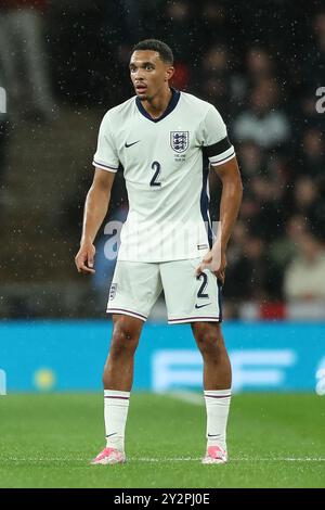 L'Angleterre Trent Alexander-Arnold lors du match Angleterre - Finlande Nations League Round 1 au stade de Wembley, Londres, Angleterre, Royaume-Uni le 10 septembre 2024 Banque D'Images