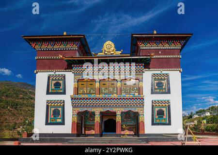 Monastère de Rangjung Woesel Choeling au Bhoutan Banque D'Images