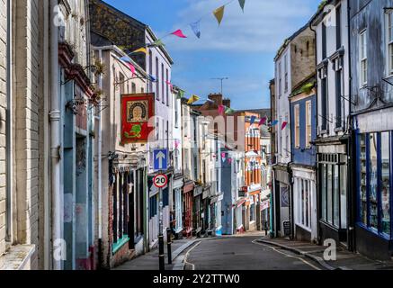 High Street Falmouth Cornwall Royaume-Uni Banque D'Images