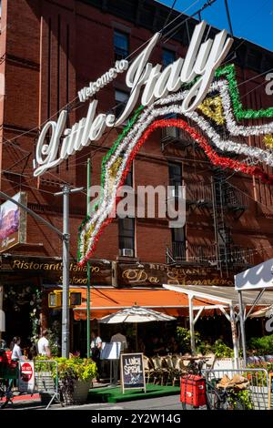 La fête de San Gennaro est un festival annuel qui se tient à Little Italy, New York City, 2024, États-Unis Banque D'Images