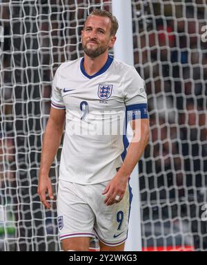 10 septembre 2024 - Angleterre v Finlande - UEFA Nations League - Wembley. Harry Kane en action. Image : Mark pain / Alamy Live News Banque D'Images