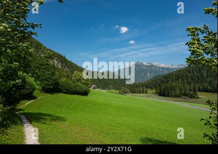 Magnifique paysage autour de Sankt Ulrich am Pillersee dans le Tyrol en Autriche Banque D'Images