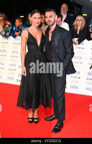 Londres, Royaume-Uni. 11 septembre 2024. Emma et Matt Willis assistent aux National Television Awards à l'O2 Arena de Londres. Le crédit photo devrait se lire comme suit : Matt Crossick/Empics/Alamy Live News Banque D'Images