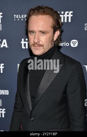 06 septembre 2024 - Toronto, Ontario Canada - Ben Foster. « Sharp Corner » première au Festival international du film de Toronto 2024 au TIFF Lightbox. (Crédit image : © Brent Perniac/AdMedia via ZUMA Press Wire) USAGE ÉDITORIAL SEULEMENT! Non destiné à UN USAGE commercial ! Banque D'Images