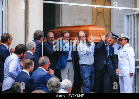 Palerme, Italie. 11 septembre 2024. Maria Mattarella, nièce du chef de l’Etat et fille de Piersanti, est décédée à l’âge de 62 ans. (Photo d'Antonio Melita/Pacific Press) crédit : Pacific Press Media production Corp./Alamy Live News Banque D'Images