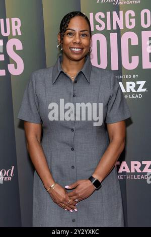 Beverly Hills, États-Unis. 11 septembre 2024. Jamila Daniel assiste aux arrivées du 3e événement annuel « Raising Our Voices » du Hollywood reporter au Spago Beverly Hills à Beverly Hills, CA, le 11 septembre 2024. (Photo de Corine Solberg/Sipa USA) crédit : Sipa USA/Alamy Live News Banque D'Images