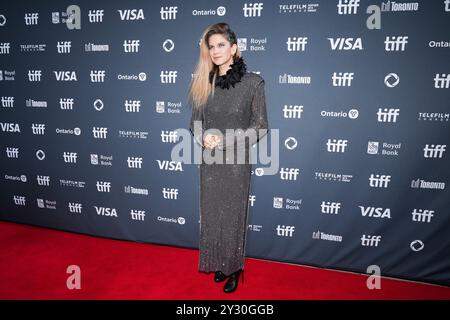 Toronto, Canada. 11 septembre 2024. Caitlin Cronenberg assiste à la première de « The Shrouds » lors du Festival international du film de Toronto 2024 au Roy Thomson Hall de Toronto, Canada, le mercredi 11 septembre 2024. (Photo de Michael Chisholm/Sipa USA) crédit : Sipa USA/Alamy Live News Banque D'Images