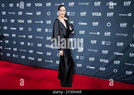 Toronto, Canada. 11 septembre 2024. Sandrine Holt assiste à la première de « The Shrouds » lors du Festival international du film de Toronto 2024 au Roy Thomson Hall de Toronto, Canada, le mercredi 11 septembre 2024. (Photo de Michael Chisholm/Sipa USA) crédit : Sipa USA/Alamy Live News Banque D'Images