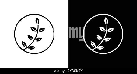 Collection de logo vectoriel d'icône de nourriture haute fibre ou groupe de paquet de paquet Illustration de Vecteur