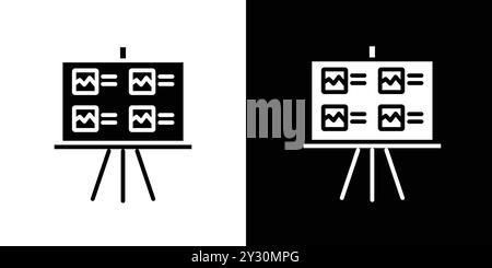 Collection de logo vectoriel d'icône de storyboard ou groupe de pack de paquet Illustration de Vecteur