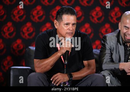 Portland, Oregon, États-Unis. 11 septembre 2024. L'acteur RAYMOND CRUZ prend la parole au Rose City Comic Con 2024 au Oregon Convention Center à Portland, Oregon. (Crédit image : © Gage Skidmore/ZUMA Press Wire) USAGE ÉDITORIAL SEULEMENT! Non destiné à UN USAGE commercial ! Banque D'Images