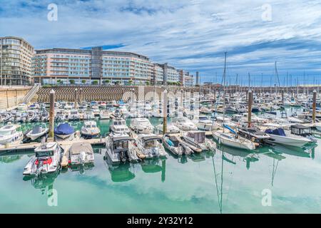 Elizabeth marina à St Helier sur l'île de Jersey Banque D'Images