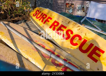 Jan 30, 2022, Xiamen, Chine : planche de surf avec capture surf Rescue Banque D'Images